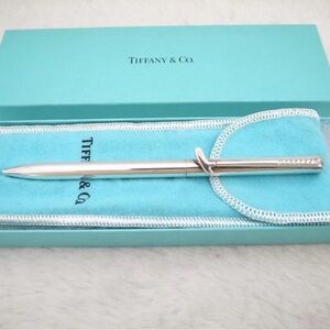 Tiffany & Co. Silver Pen with Blue Case